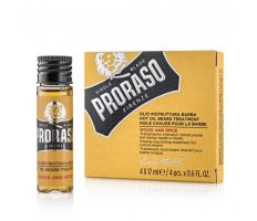 Proraso Wood and Spice Hot Beard Treatment Oil 4x17ml - Olej na vousy