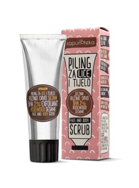 Sapunoteka Scrub Body and Face BHA 75ml - Peeling na tělo a obličej