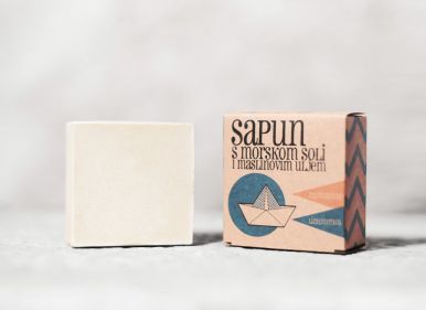 Sapunoteka Soap Sea Salt Mandarin & Lemongrass 115g - Mandarinka s citronovou trávou