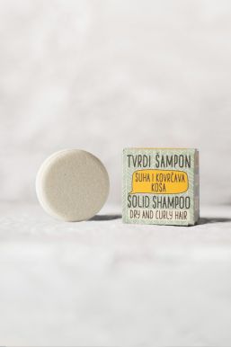Sapunoteka Solid Shampoo For Dry and Curly Hair 60g - Tuhý šampón na suché a vlnité vlasy
