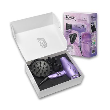 SET Parlux Alyon - Fén Ceramic & Ionic - Lilac edition (šeříková) + Difuzér Magic sense