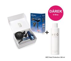 SET Parlux Alyon - Fén Ceramic & Ionic - Tmavě modrý + Difuzér Magic sense + dárek