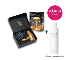 SET Parlux Alyon - Fén Ceramic & Ionic - Zlatý + Difuzér Magic sense + dárek
