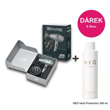 SET Parlux Digitalyon - Ionizační fén - Šedozelený + Difuzér Magic sense + dárek