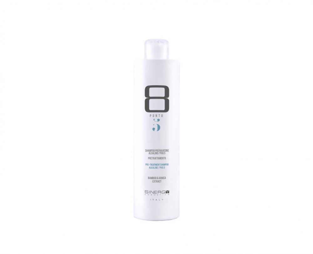 Sinergy Cosmetics Sinergy 8 Punto 5 Pre-Treatment Alkaline Shampoo 500ml - Hloubkově čistící šampon