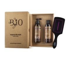 Sinergy B.iO Gift Box Maintaining Color - Set na barvené vlasy šampon + maska + kartáč