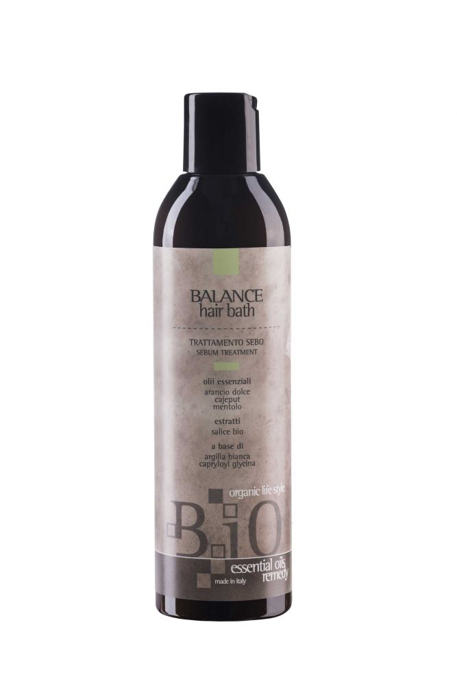 Sinergy Cosmetics Sinergy B.iO Remedy Balance Hair Bath 250ml - Šampon na mastné vlasy