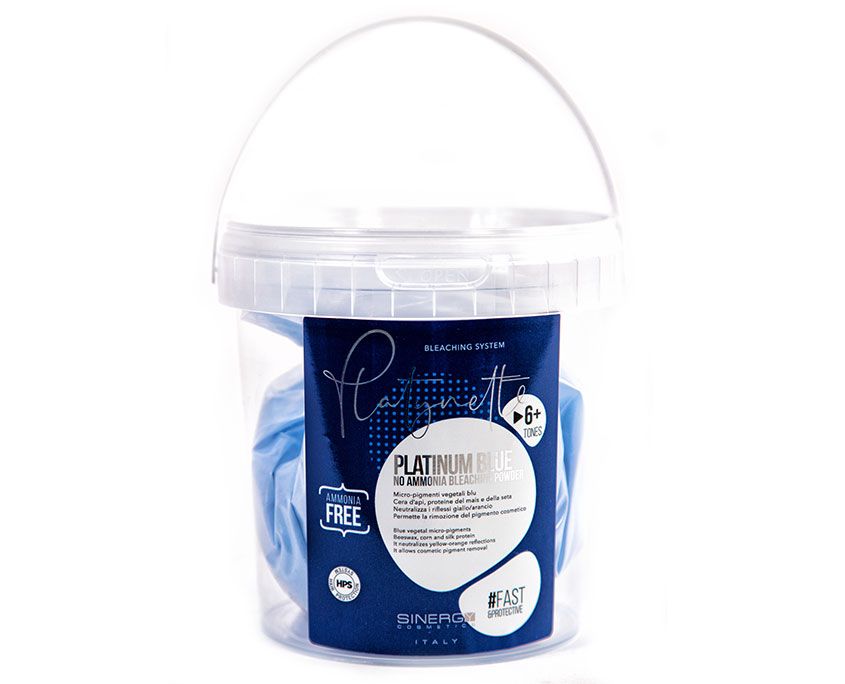 Sinergy Cosmetics Sinergy Platinum Blue No Ammonia Bleaching Powder 500g - Melír bez amoniaku