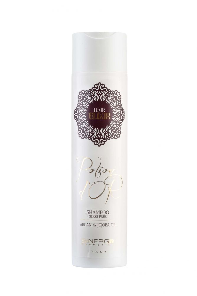 Sinergy Cosmetics Sinergy Potion D\'Or Argan Shampoo 250ml - Šampon s arganovým a jojobovým olejem