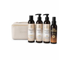 Sinergy Welsun Set Hair & Body - Letní balíček na vlasy šampon - maska - uv sprej - mléko