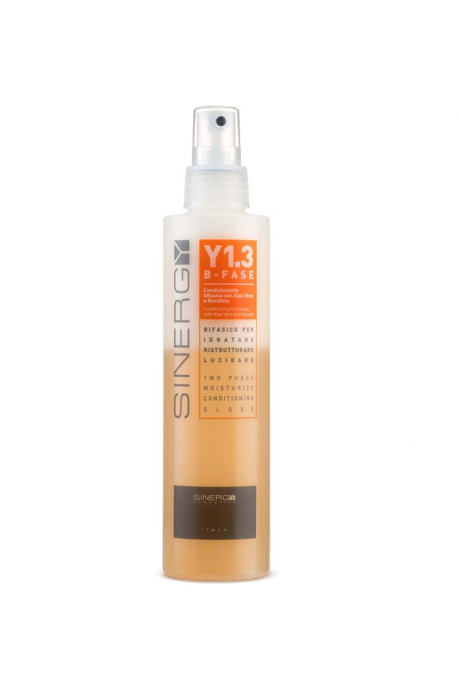 Sinergy Cosmetics Sinergy Y1.3 Two-Phase Conditioning 200ml - Dvoufázový sprej na suché a poškozené vlasy