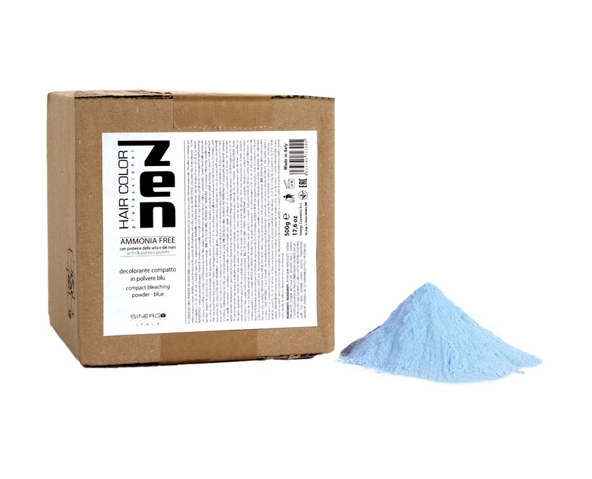 Sinergy Cosmetics Sinergy Zen Bleaching Powder Blu 500g - Melír bez obsahu amoniaku