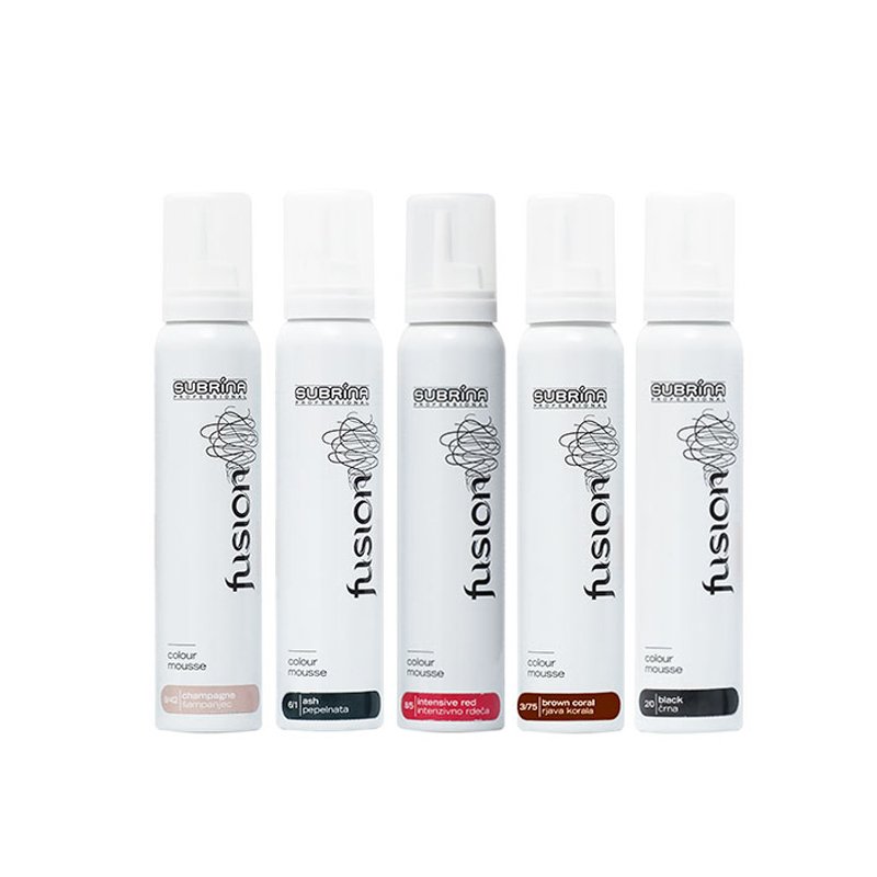 Subrína Colour Mousse Fusion - Barevná pěna Subrína Colour Mousse Fusion: 8/5 - intenzivní červená
