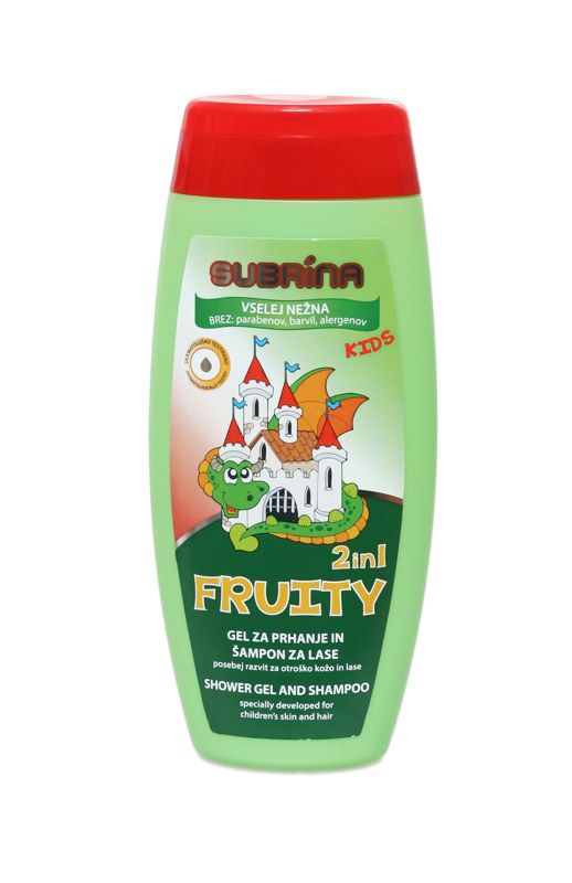 Levně Subrína Fruity 2in1 - Dětský sprchový gel a šampon