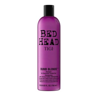 Tigi Bed Head Dumb Blonde Shampoo 750ml - Šampon pro chemicky namáhané vlasy