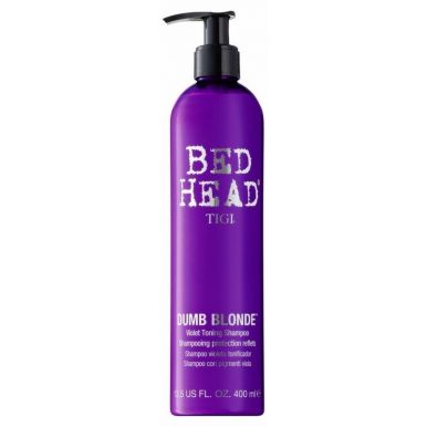 Tigi Bed Head New Colour Combat Dumb Blond Shampoo 400 ml- Tónující fialový šampon