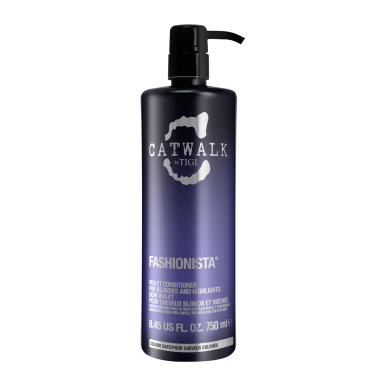 Tigi Catwalk Fashionista Violet Conditioner 750ml - Pro blonďaté a melírované vlasy