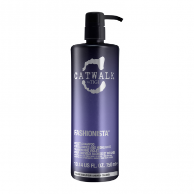 Tigi Catwalk Fashionista Violet Shampoo 750ml - Šampon pro blonďaté a melírované vlasy