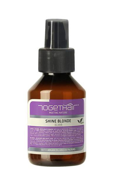 Togethair Shine Blonde Elixir 90ml - Rozjasňující elixír na plavé, odbarvené a bílé vlasy