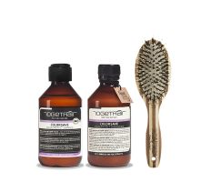 Togethair Vánoční balíček Color - Šampon + kondicionér + OG Bamboo Touch