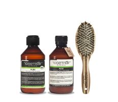 Togethair Vánoční balíček Pure - Šampon + kondicionér + OG Bamboo Touch