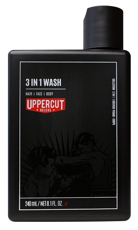 Uppercut Deluxe 3in1 Wash240ml - Šampon pro vlasy, obličej a tělo