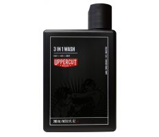 Uppercut Deluxe 3in1 Wash240ml - Šampon pro vlasy, obličej a tělo