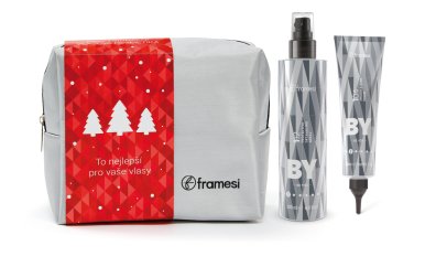 Vánoční balíček Framesi - Protective Detangling Spray 200ml + Smooth & Shine Sérum 150ml