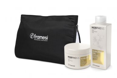 Vánoční balíček Framesi - Šampon s arganovým olejem 250ml + Hloubková maska Sublimis 200ml