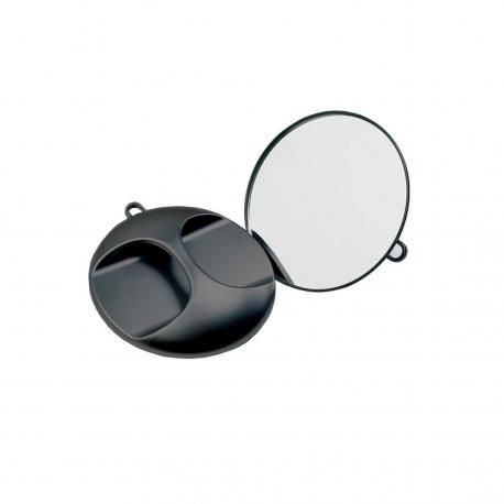Salon Komplet Zrcadlo kadeřnické kulaté - černé 228062